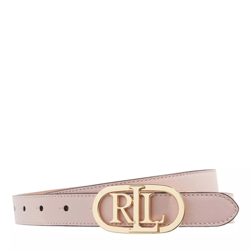 Lauren Ralph Lauren Oval Rev 25 Belt Skinny Light Pink/Buff Wendegürtel