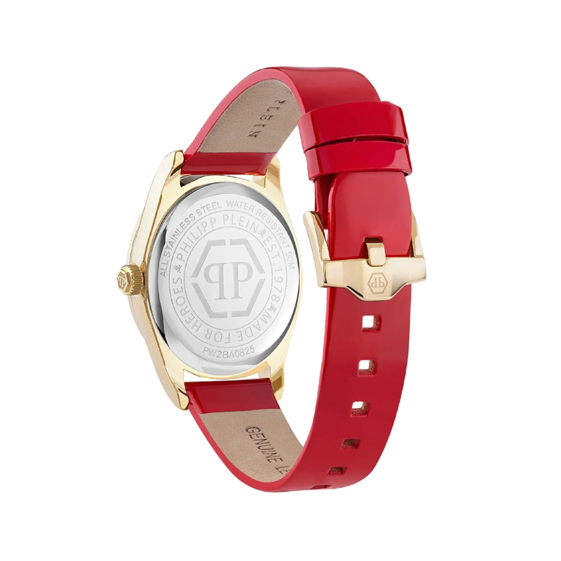 Philipp Plein Quarzuhr Quarz-Analoguhr Plein Valentine rot(Image 2)