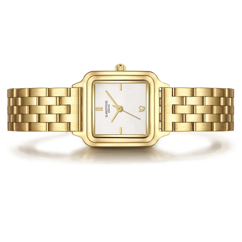 Glanzstücke München Automatikuhr Damen Armbanduhr Edelstahl gold(Image 3)