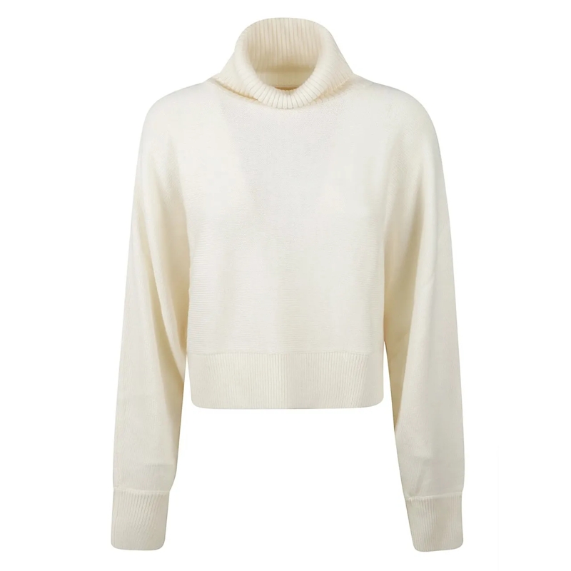 MICHAEL Michael Kors  Turtle Neck Crop Dolman Sweater Nude & Neutrals beige
