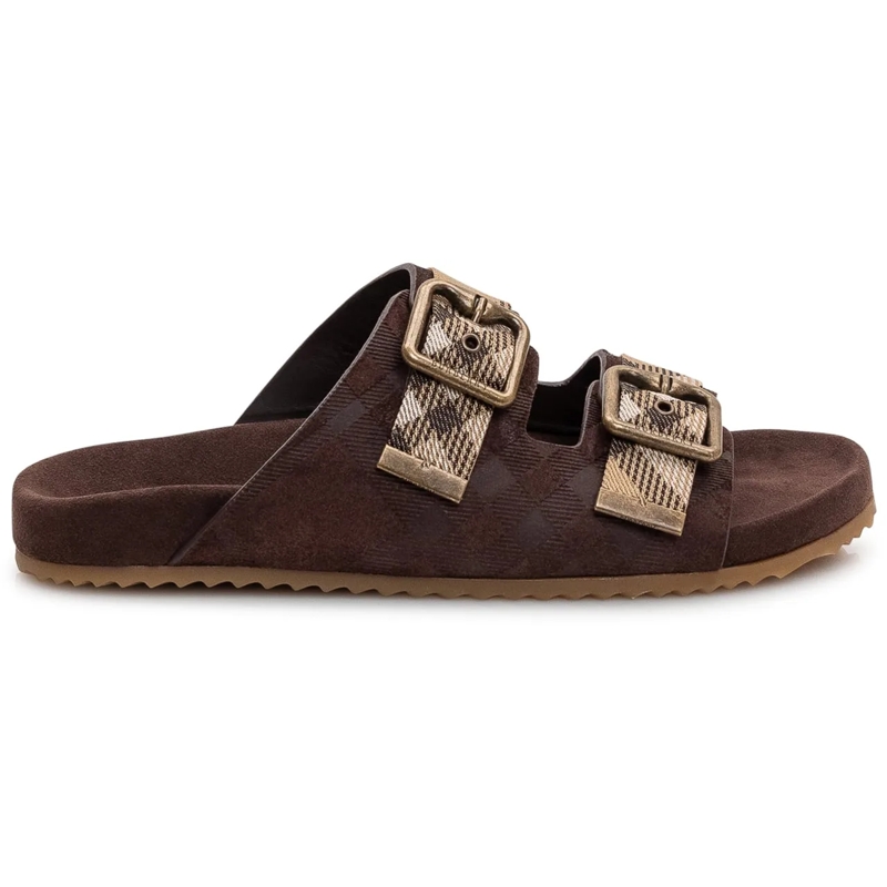 Burberry Slides Sandali Urchin braun