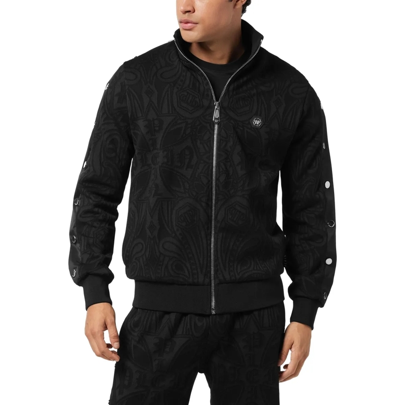 Philipp Plein Daunenjacke Jogging Jacket Chrome schwarz(Image 3)