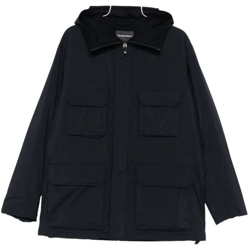 Emporio Armani Parka Coats Blue blau