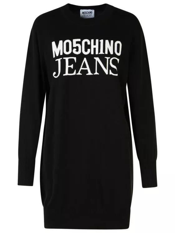 Moschino - Black Cotton Dress - Größe M - black