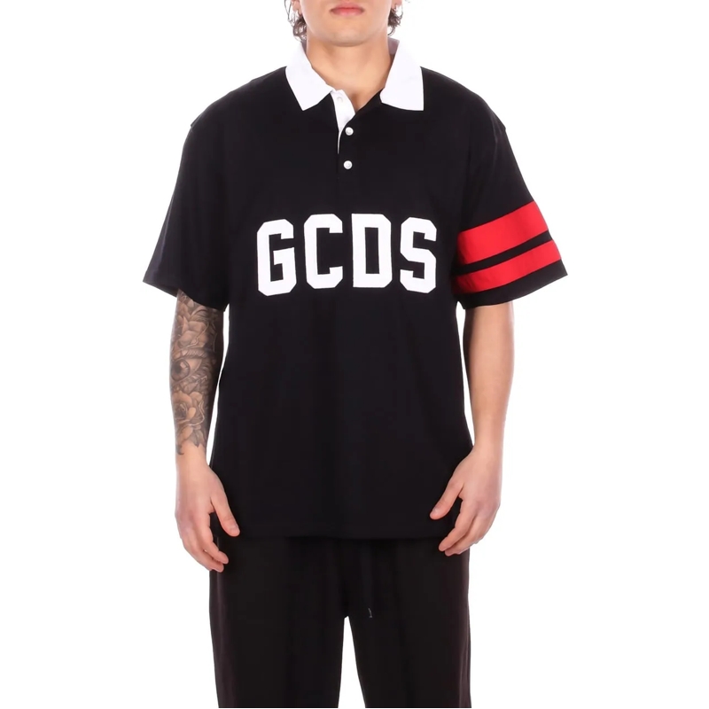 Gcds Poloshirt T-Shirts And Polos Black schwarz