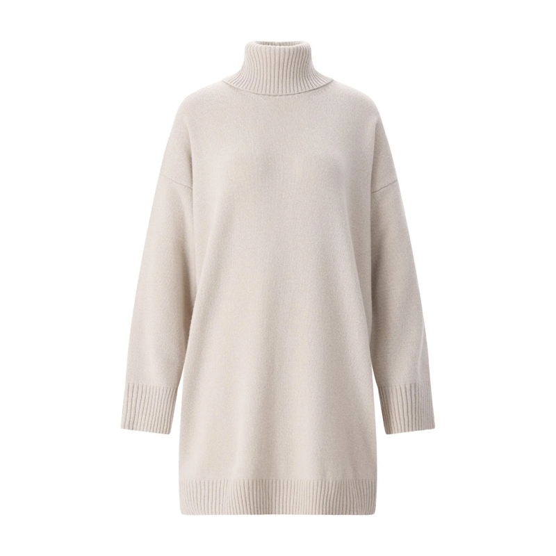 Roberto Collina Minikleid Strickkleid aus Merinowolle & Kaschmir rot