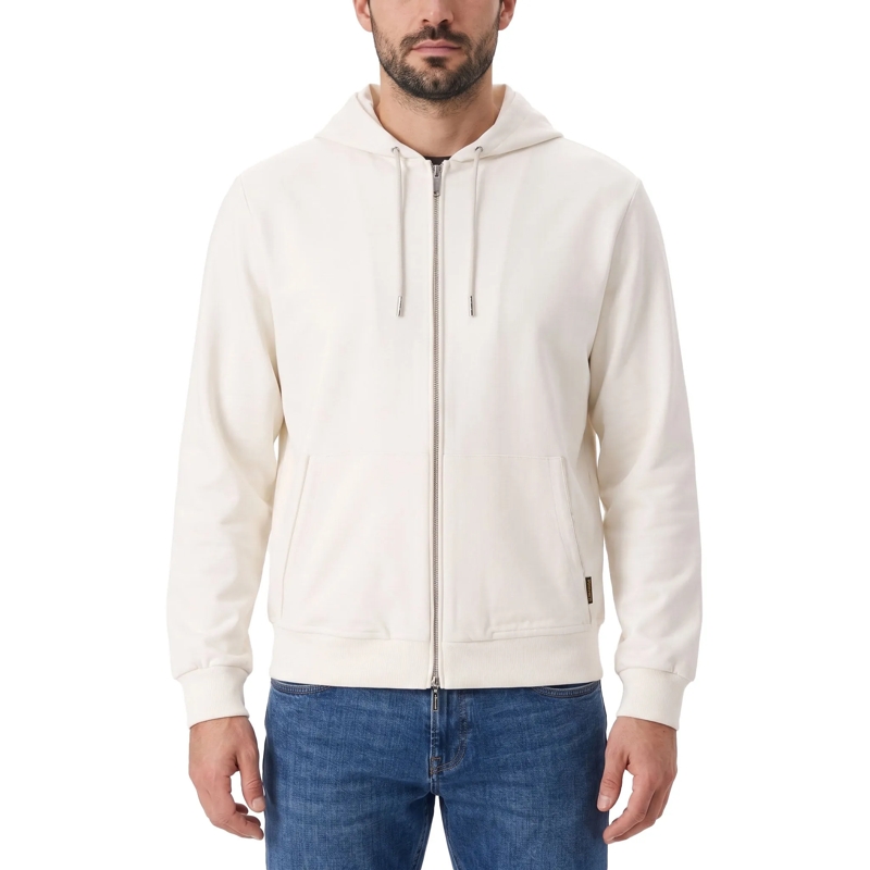 Moorer Übergangsjacke Sweatjacke Matthew weiß(Image 2)