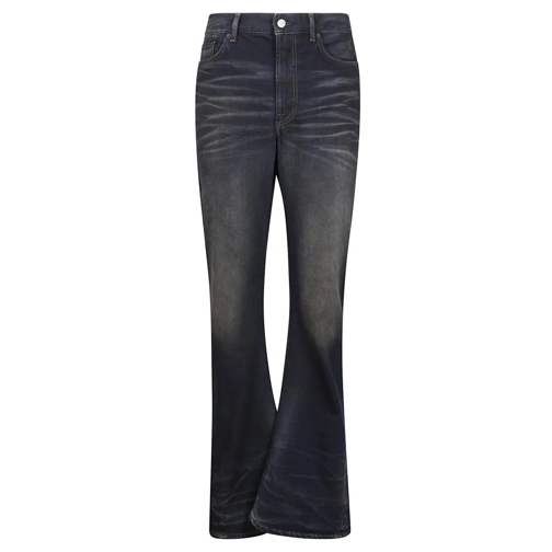 Acne Studios Jeans Distressed Five-Pocket Trousers Blue