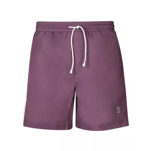 Brunello Cucinelli Nylon Swimsuit Purple 