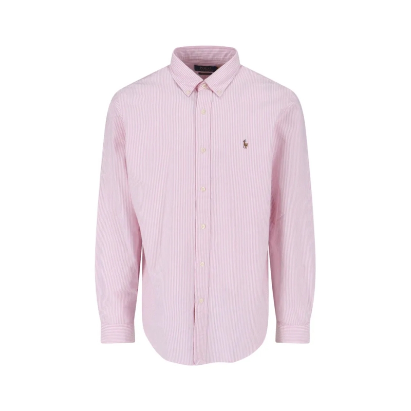 Polo Ralph Lauren Chemise Classic Button-Down Pink Shirt With Long Sleeves Pink