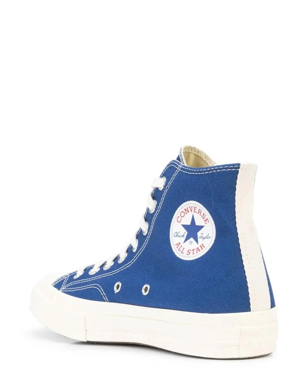 Thumbnail - Comme des Garcons Low-Top Sneaker - Comme Des Garu00E7ons Play X Converse Chuck 70 Hi - Gr. 45 (EU) - in Blau - für Dame...