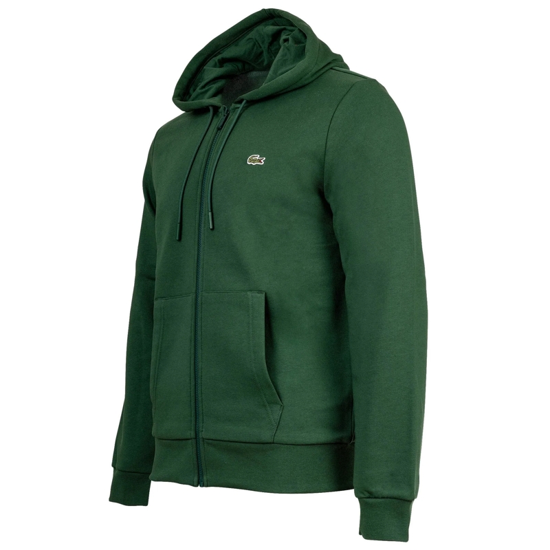 Lacoste  Lacoste LACOSTE Herren Sweatjacke mit Kapuze - Zip grün(Image 3)