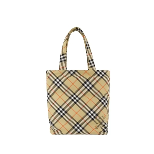 Burberry Tote Classic Shopper Bag - Synthetic - Beige Brown