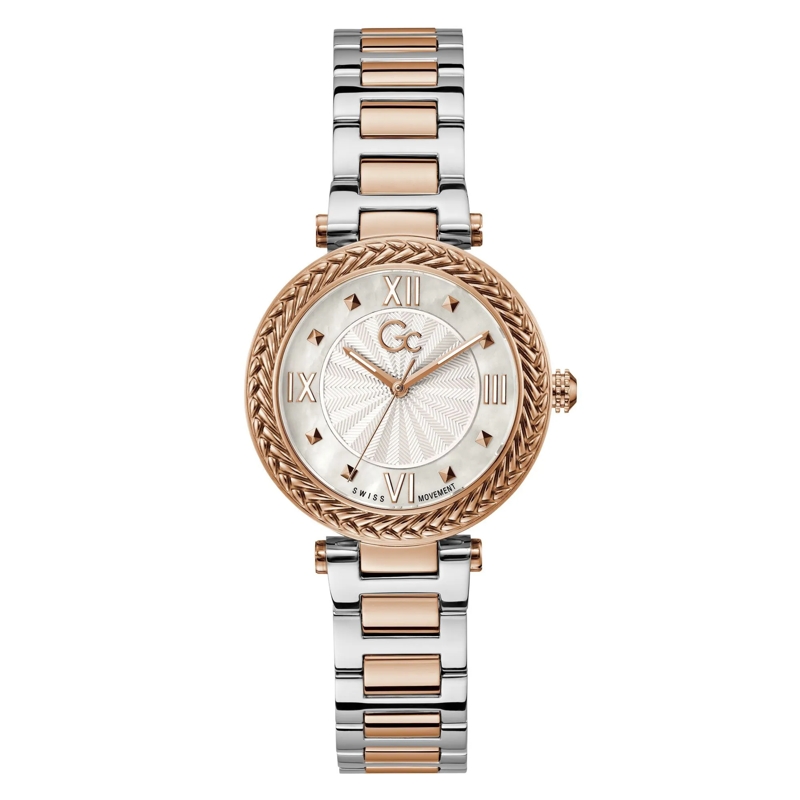 GC Quarzuhr Quarz Analog Uhr Gc Tiara silber