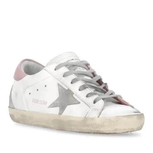 Golden Goose Low-Top Sneaker - White Smooth Leather Sneakers - Gr. 36 (EU) - in Weiß - für Damen