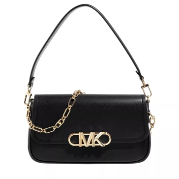 Michael kors black purse with lock shop