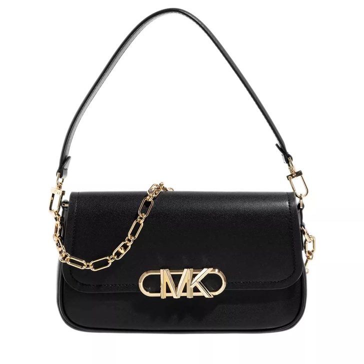 Michael kors black purse with lock new arrivals