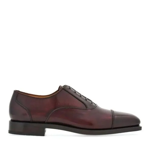 Salvatore Ferragamo Burgundy Toe Cap Oxford Shoes Burgundy Chaussures à lacets