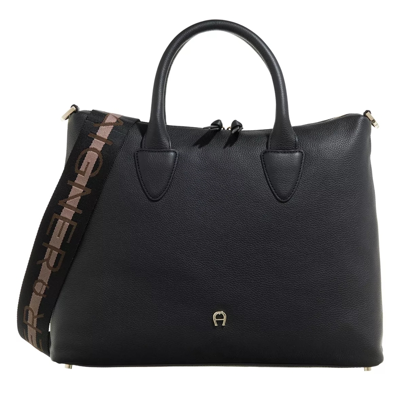 AIGNER Tote Zita Black Coloured
