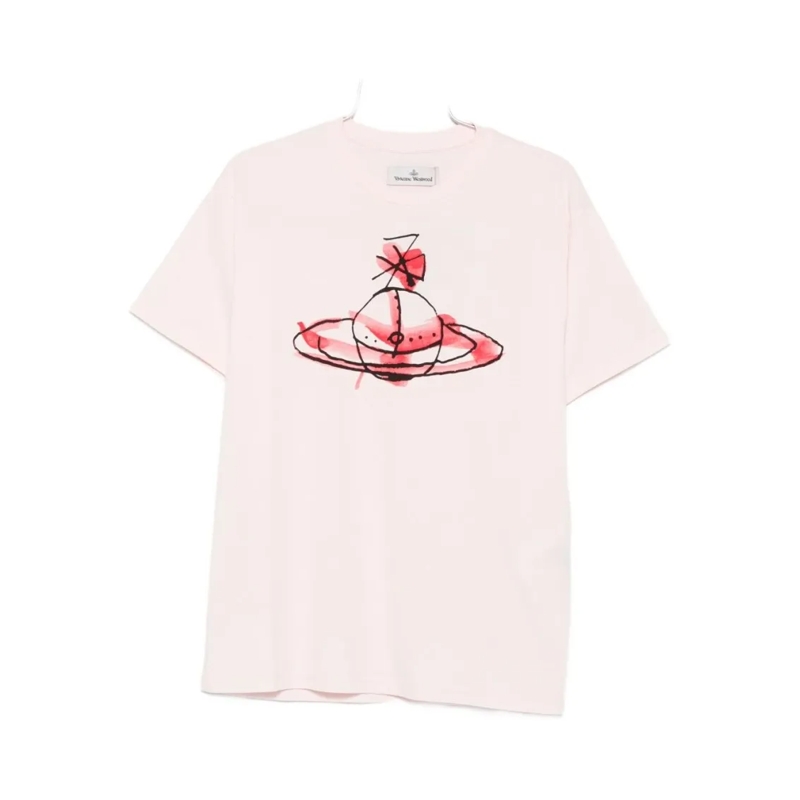 Vivienne Westwood T-shirt Organic Cotton Short-Sleeved T-Shirt White