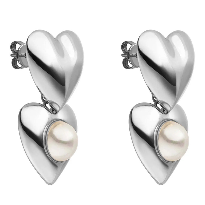 Purelei Ohrstecker Ohrringe My Heart silber