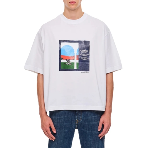 Jacquemus Printed Cotton T-Shirt White T-tröjor