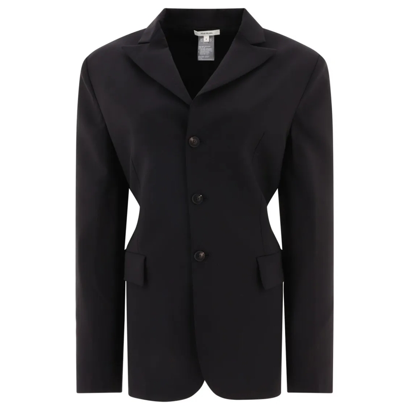 Nensi Dojaka Blazer "Serge" Tailored Belted Jacket Black