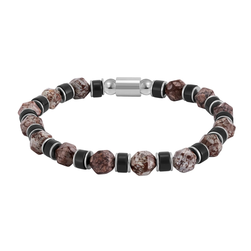 Police Armband Armband Rockcore- Herrenarmband- Farbe: braun- braun(Image 2)