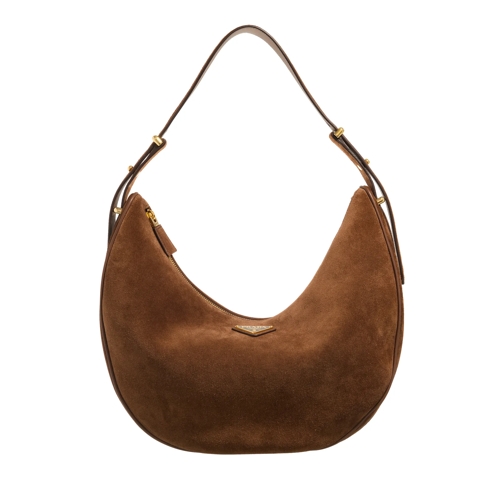 Prada Hobo Bag Arqué Large Cacao