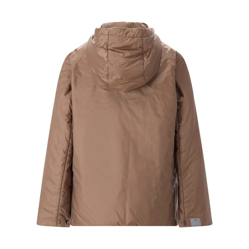 Max Mara Übergangsjacke Jacke Greenh mit Kamelwolle braun(Image 2)