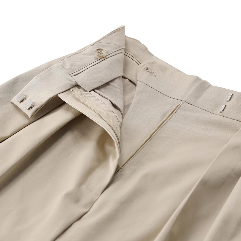 Anine Bing Pantalons décontractés Weite Stoffhose Lou beige(Image 3)