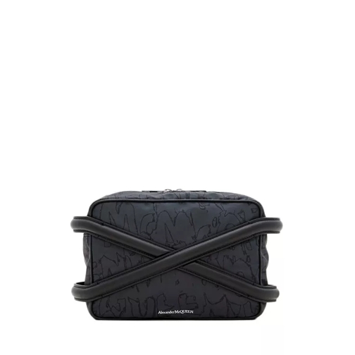 Alexander McQueen Harness Camera Bag Black Schultertasche