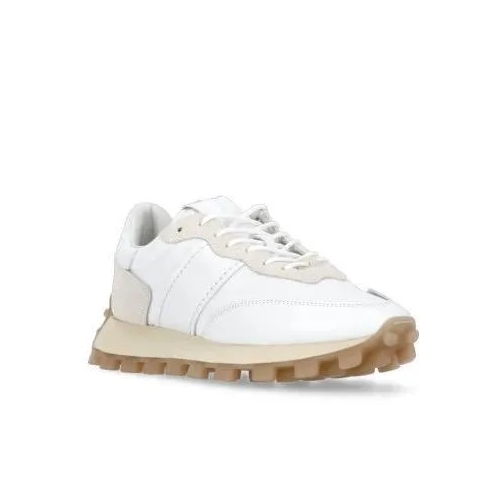 Tod's Leather And Fabric Blend Sneakers Neutrals sneaker basse