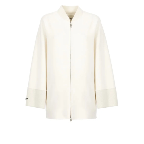 Manzoni 24 Übergangsjacke Wool And Cashmere Jacket White