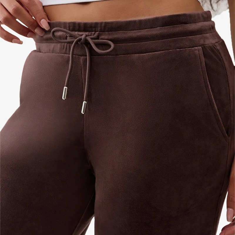 True Religion Jogginghose Sweatpant VELOUR CRYSTAL bordeaux