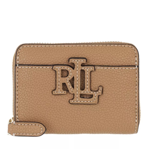 Lauren Ralph Lauren Logo Zip Wallet Small Nude Portemonnaie mit Zip-Around-Reißverschluss