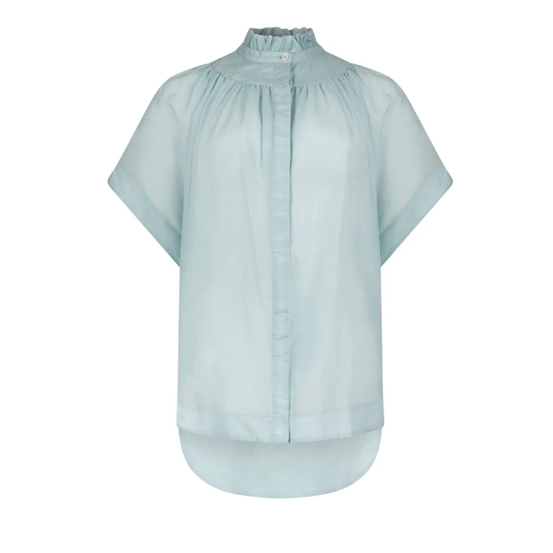 Helene Galwas Bluse Bluse IDIS hell-blau