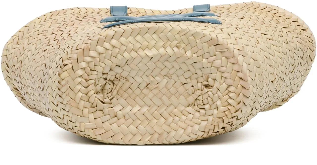 Celine Crossbody bags 2022 Teen Palm Leaves Triomphe Classic Panier Tote in bruin