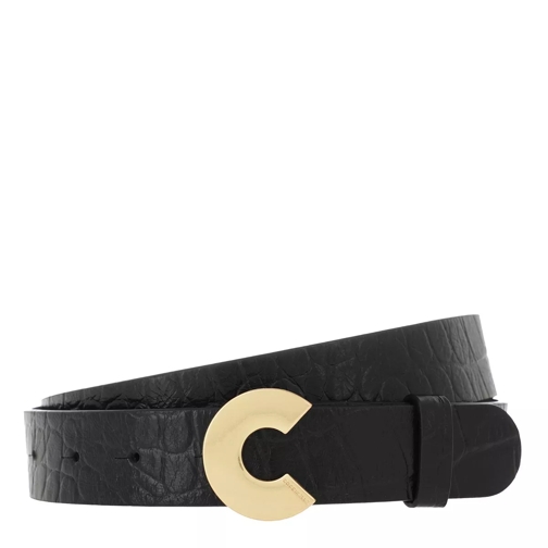 Coccinelle Belt Leather Noir Leather Belt
