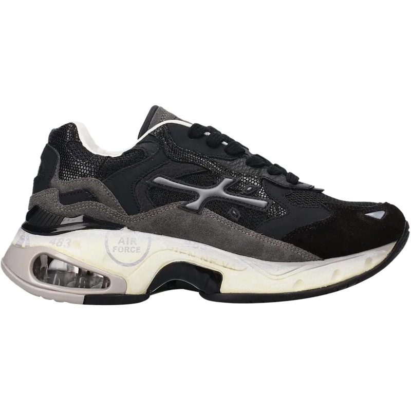 Premiata Sneaker basse Dames Sharkyd schwarz