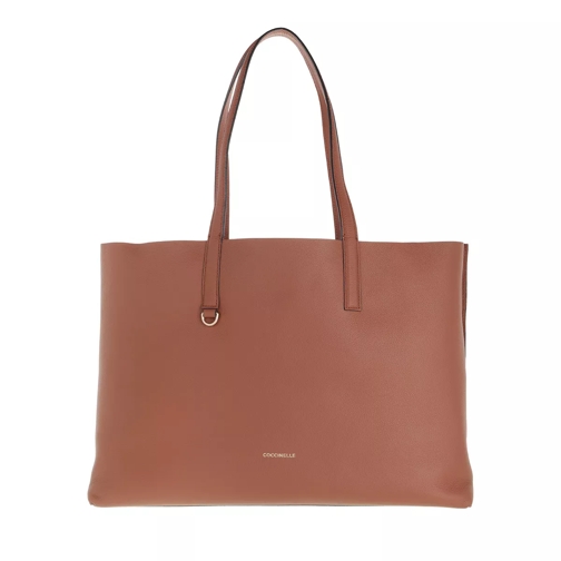 Coccinelle Matinee Handbag Double Grainy Leather  Cinnamo/Chestnu Shoppingväska