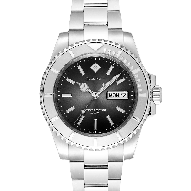 GANT Quarzuhr Quarzuhr Watertown silber