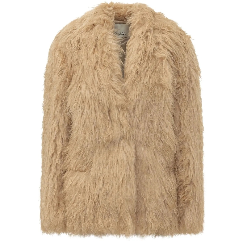 Isabel Marant Übergangsjacke Mylae Giacca Soffice con Revers beige