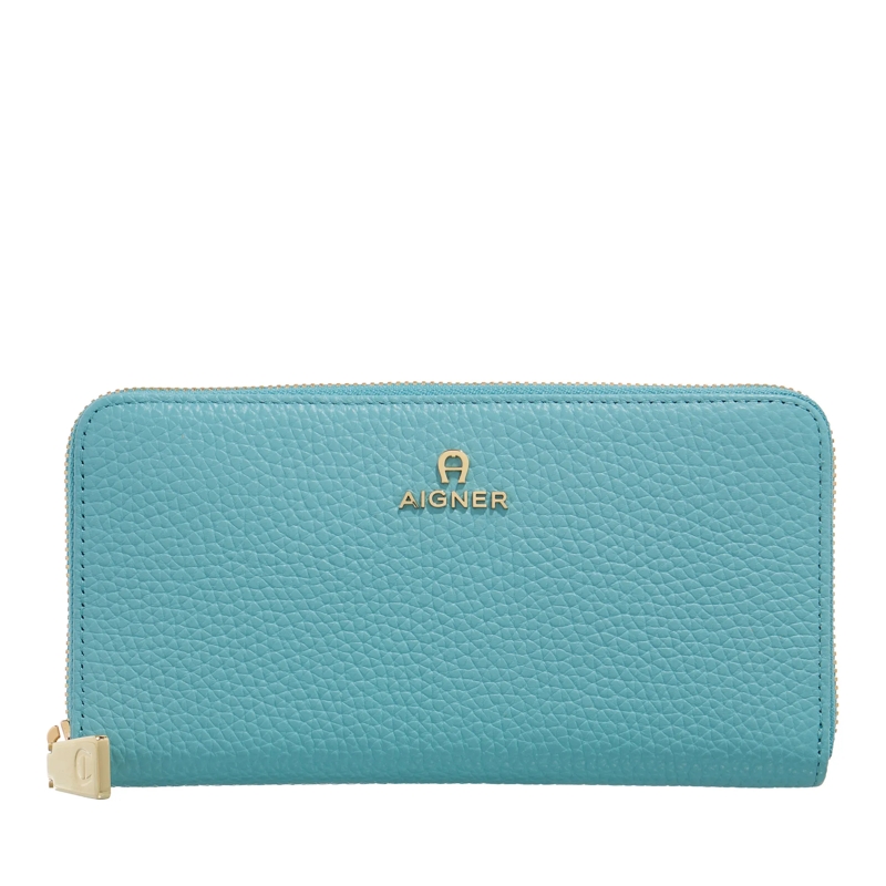 AIGNER Portemonnaie mit Zip-Around-Reißverschluss Ivy Aquamarine Blue