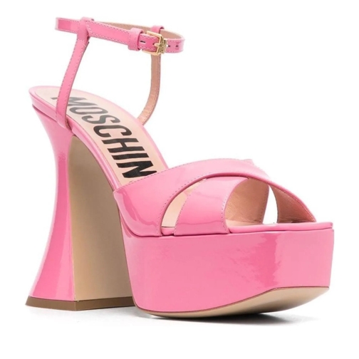 Moschino Talon haut Sandals Pink rose