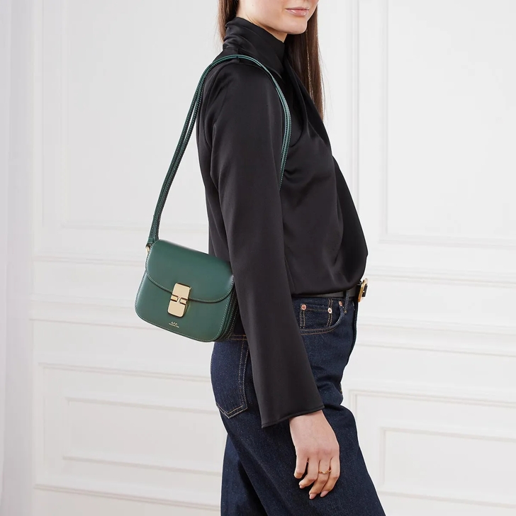 A.P.C. PXBMW-F61515 Kaf Dark Green | Crossbody Bag