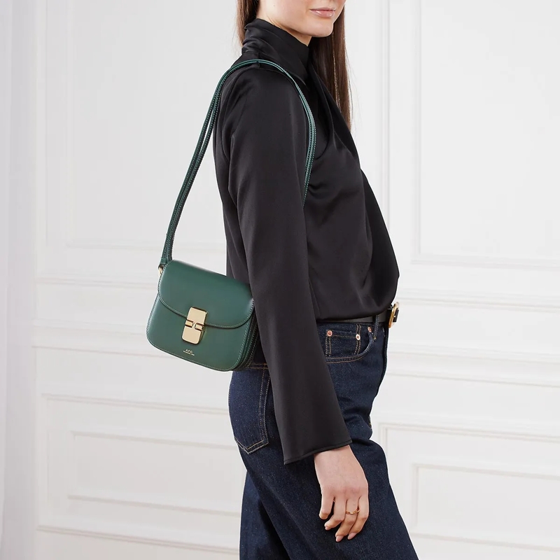 A.P.C. Sac à bandoulière PXBMW-F61515 Kaf Dark Green(Image 2)