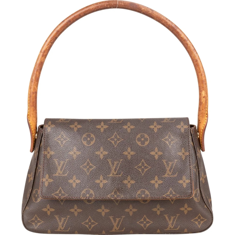 Louis Vuitton Tote Louis Vuitton Canvas Monogram Looping PM Shoulder  braun