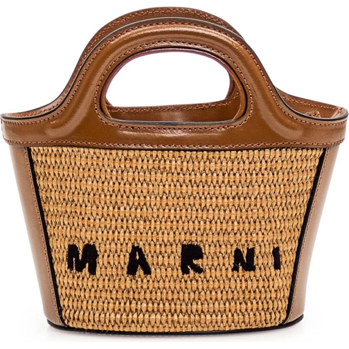 Marni Fourre-tout Borsa Tropicalia Micro schwarz