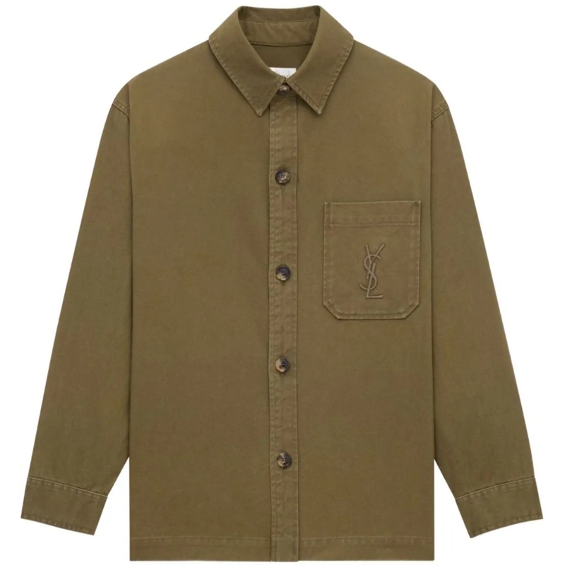 Saint Laurent  Jackets Kaki braun